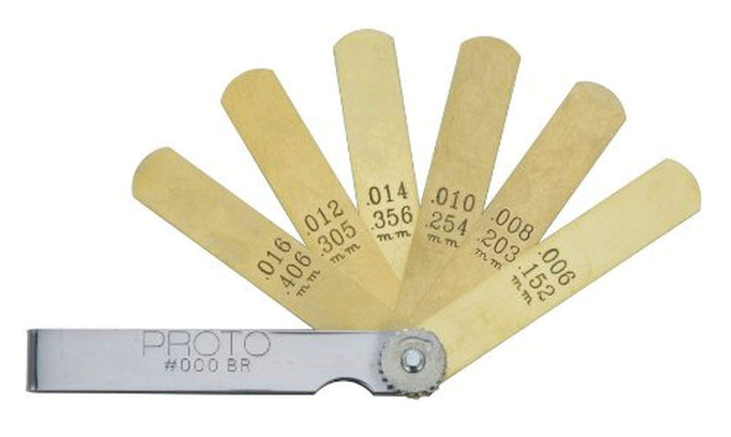 Stanley Proto J000BR 6 Blade Non-Magnetic Feeler ga Set