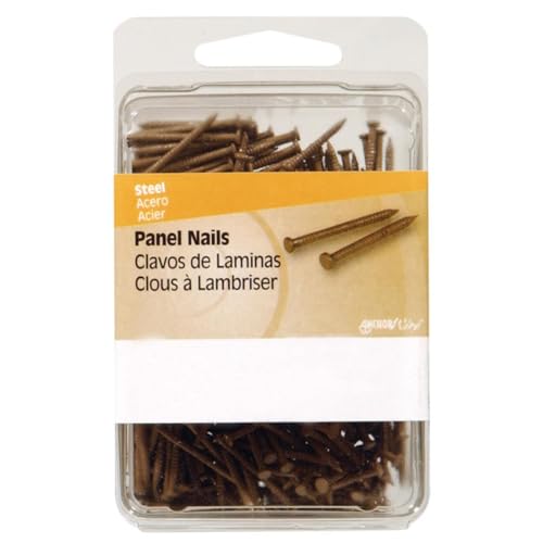 Philstone 41802 6 Oz 1" Oak Colored Interior Panel Nails