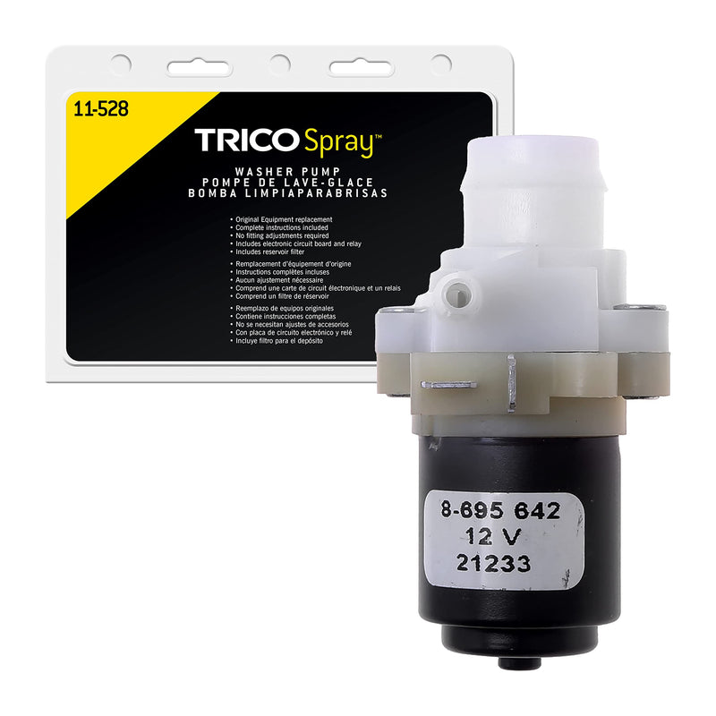 TRICO Spray Windshield Washer Pump (11-528) Fits Select Chrysler, Dodge, Jeep, and Plymouth Model Years 11-528