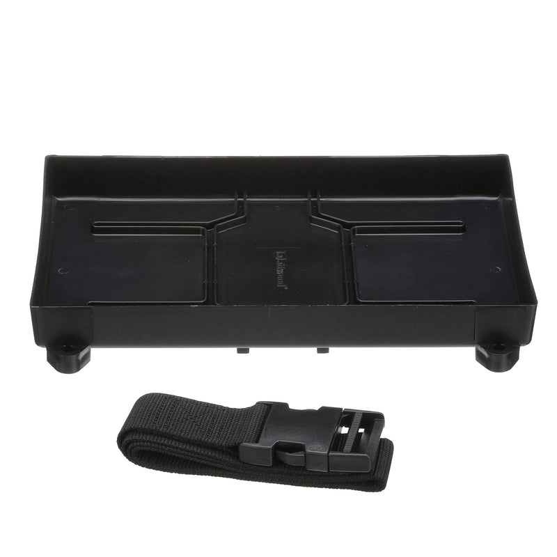 Attwood 9092-5 Battery Tray with Strap, 24/24M Series Battery, 7-Inches L x 11-Inches W, for Up to 10 1/2 Inches Tall One Size