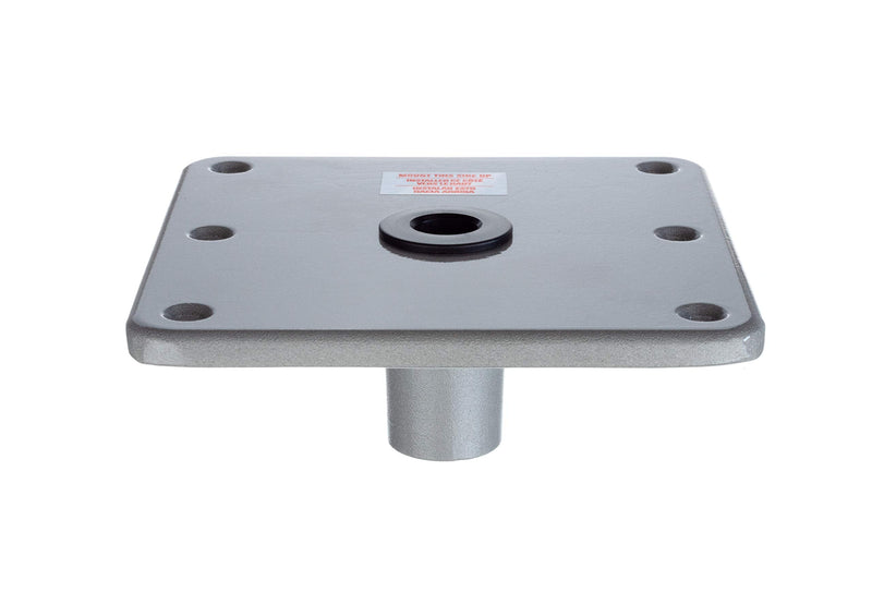 attwood SP-67749 Swivl-Eze Lock'N-Pin Aluminum 7-Inch x 7-Inch Marine Boat 3/4-Inch Pedestal Base One Size