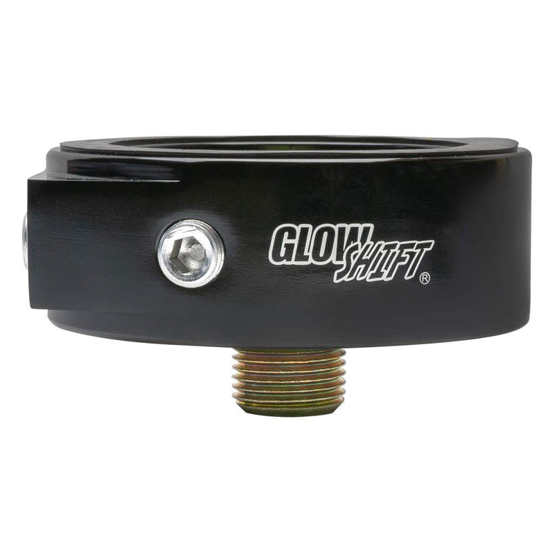GlowShift Oil Filter Sandwich Plate Thread Adapter - 3/4-16 Thread - Install up to (4) 1/8-27 NPT Oil Pressure & Temperature Sensors - Includes O-Ring & Port Plugs
