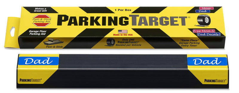 ParkingTarget 16” 1 pcs U.S.A. Garage Heavy Duty Parking Aid Car Stop Indicator Protects Car & Walls Stopper Easy Install Peel and Stick Gadget ipi-100 1 Pack, Part - 16"L x 1.25”H
