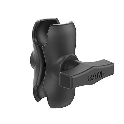 RAM Mounts Double Socket Arm RAM-201U-B Short Arm Compatible with RAM C Size 1.5" Ball Components
