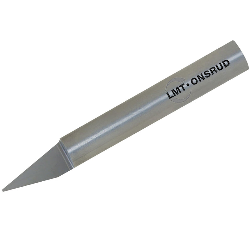 LP 37-21, Solid Carbide, Engraving Bit, Straight, 0.005" Tip, 30 Angle, .250" Shank Diameter, 2.000" Overall Length, 1 Flute