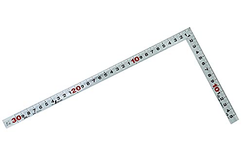 Shinwa Sokutei 10286 Curve Scale, Thick Back, Square Point, JIS Silver, 11.8 inches (30 cm) 30cm