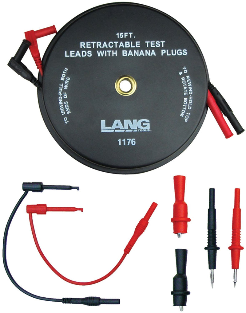 Kastar A and E Hand Tools 1176 Retratable Test Lead Set, One Size, Factory, 7 Piece