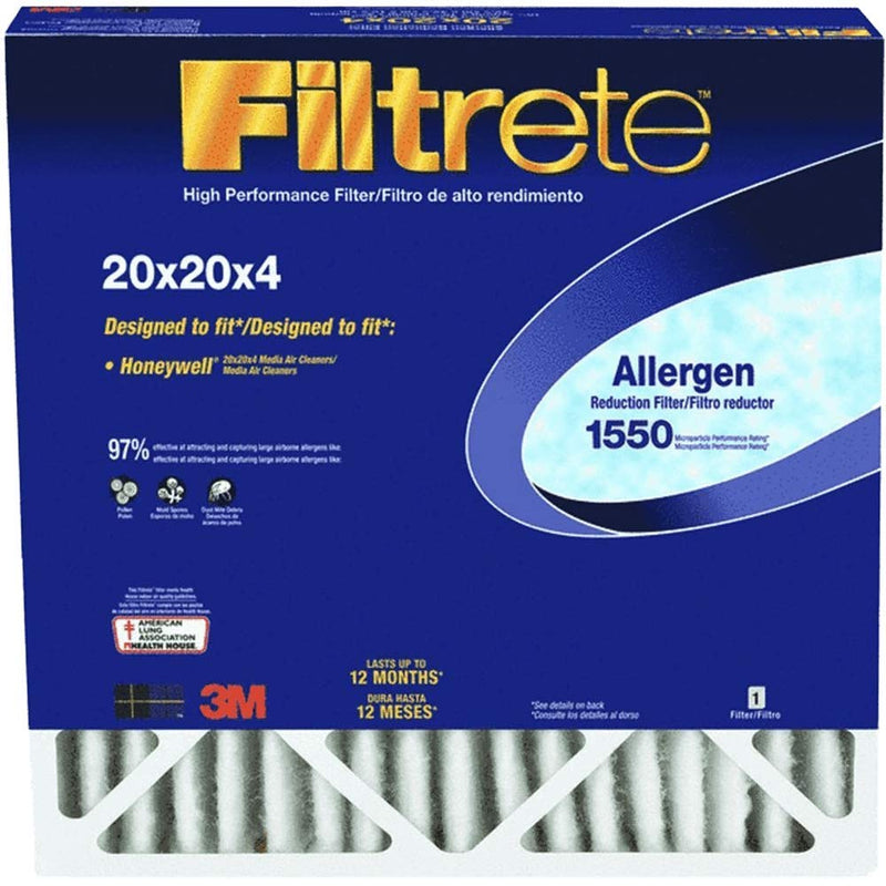 DP02DC-4 Filtrete Filter, 20 x 4", White