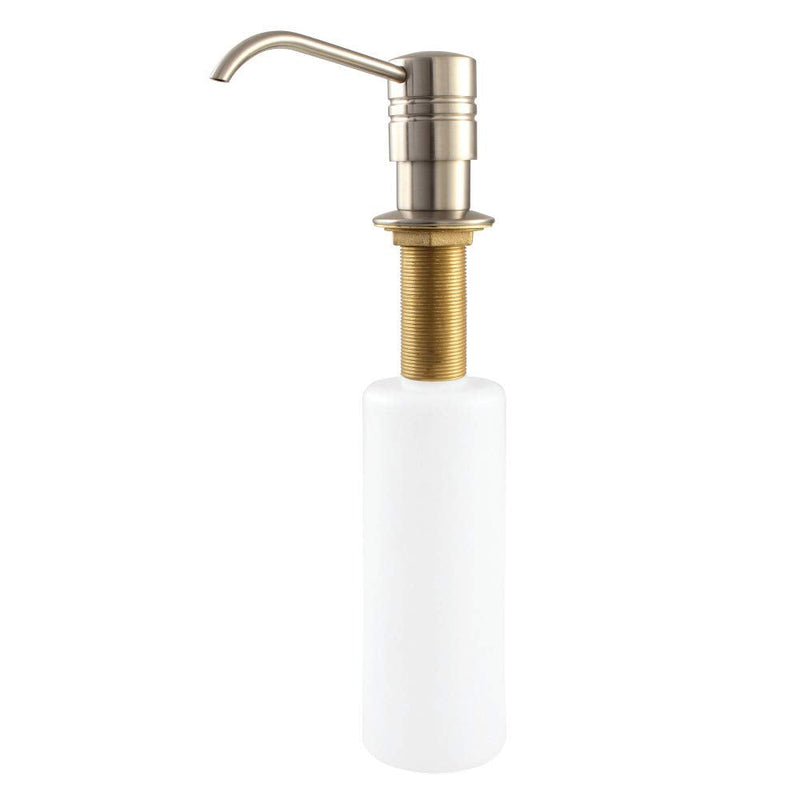 Kingston Brass SD2618 Milano Soap Dispenser, Brushed Nickel , 10" Length