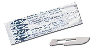 Graham-Field 2976#21 Sterile Surgical Blade, Stainless Steel Medical Knife Tool, Size 21, Pack of 100 #21