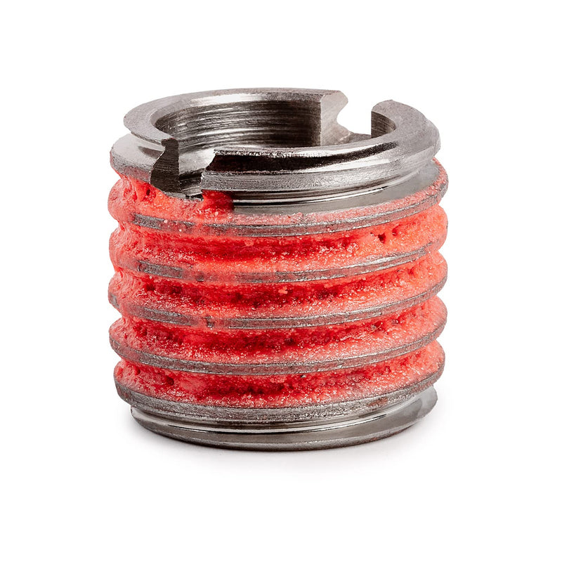 E-Z LOK - 653-12 E-Z Lok Externally Threaded Insert, 303 Stainless Steel/Metric, M12-1.75 Internal Threads, 3/4"-10 External Threads, 16.66mm Length, Made in US (Pack of 5) M12-1.75 IT, 3/4"-10 ET, 16.66mm L Pack of 5