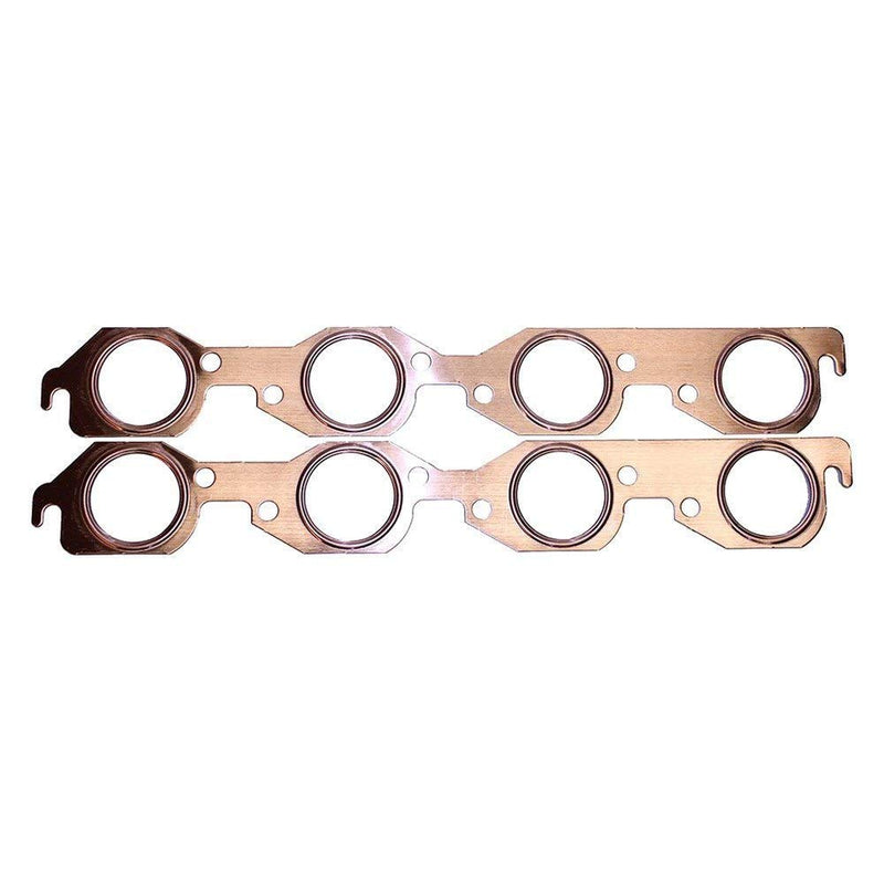 Exhaust Header/Manifold Gasket, Pro Copper, 2.000 in Round Port, Copper, compatible with Big Block Chevy, Pair