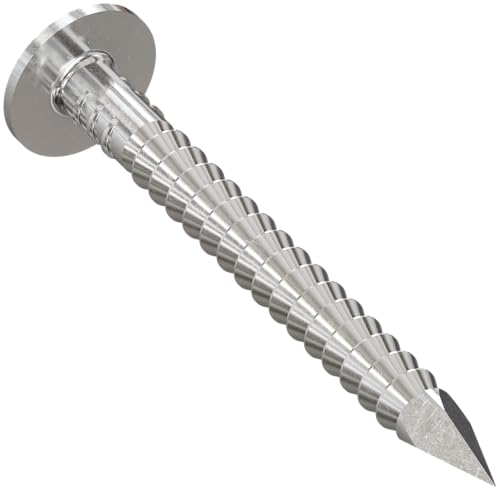 Simpson Strong-Tie S410ARN1 Roofing Nail - 1-1/2 in. x 0.131 in. Annular Ring Shank Increases Withdrawal Resistance, Type 304 Stainless Steel, Diamond Point, Full Round Head (1 lb.)