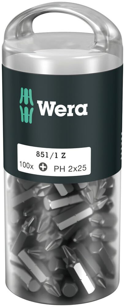 851/1 Z PH 2 X 25 MM DIY-BOX BIT PHILLIPS SCREW (100 pcs)