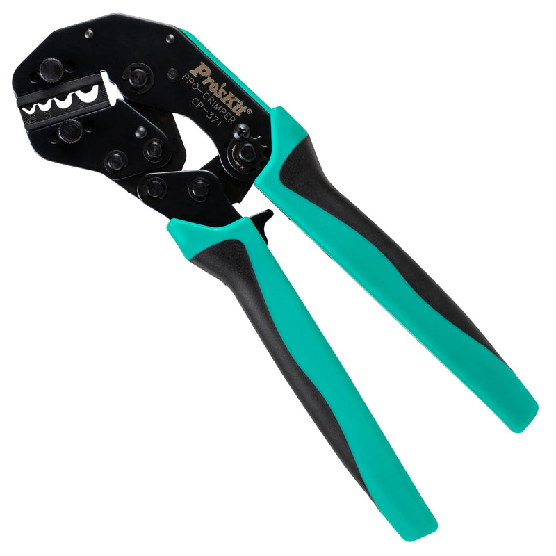 Pro'sKit 902-161 CrimPro Crimper for Non-Insulated Terminals AWG 20-8, Multi