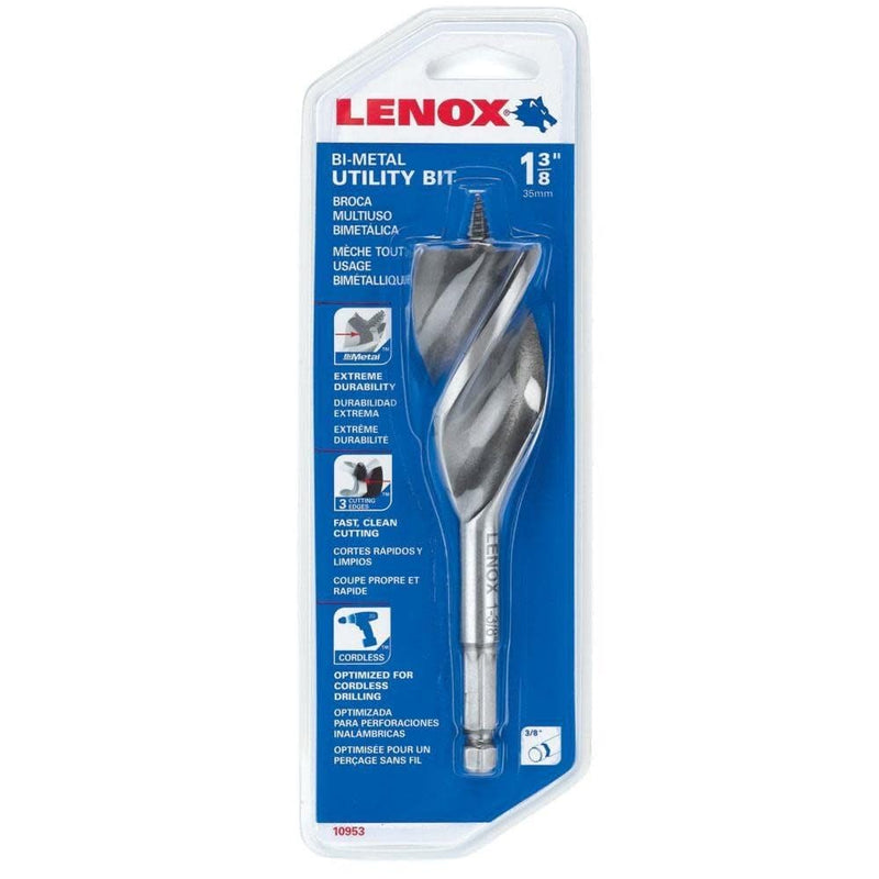 Lenox 1-3/8 in. Bi-Metal Utility Bit 1-3/8 inch