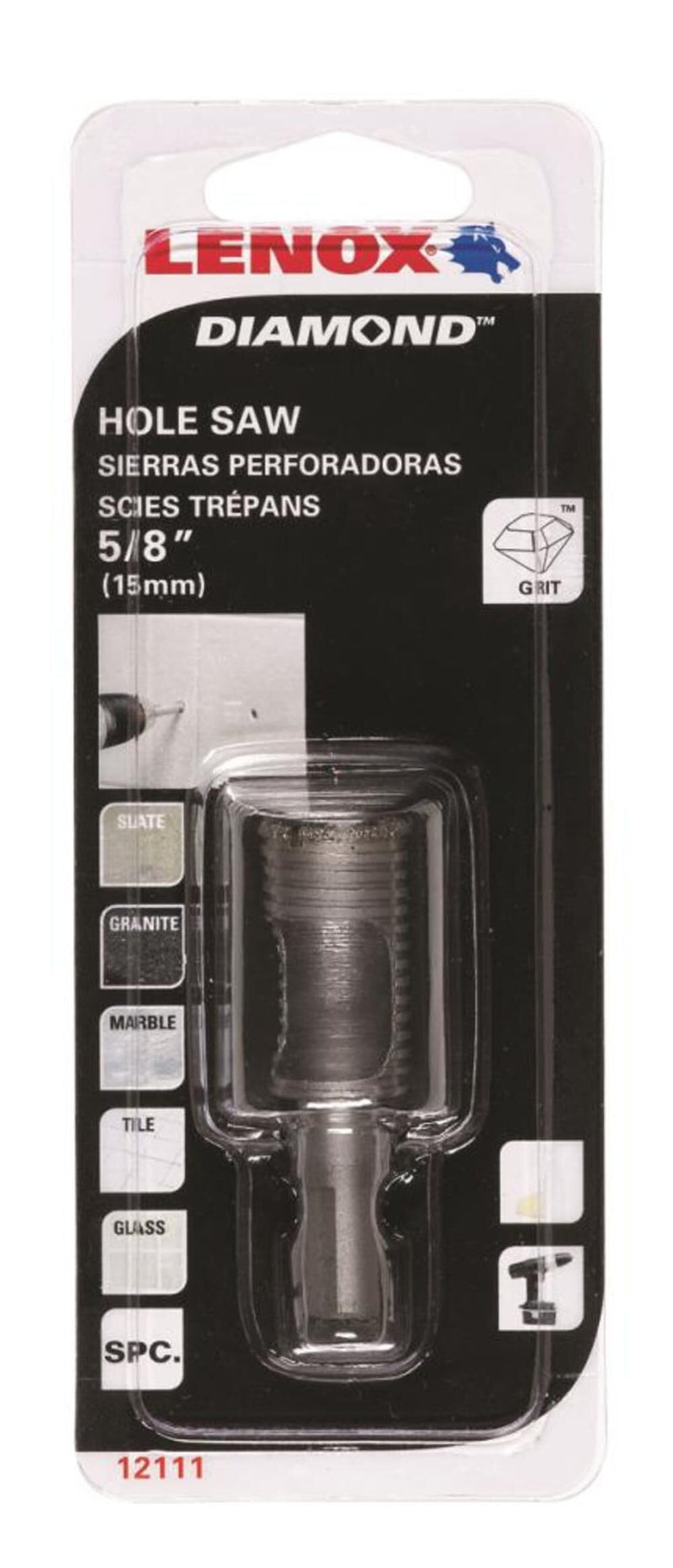 Lenox DG HOLESAW 10DG 5/8 15.9MM 1/PK