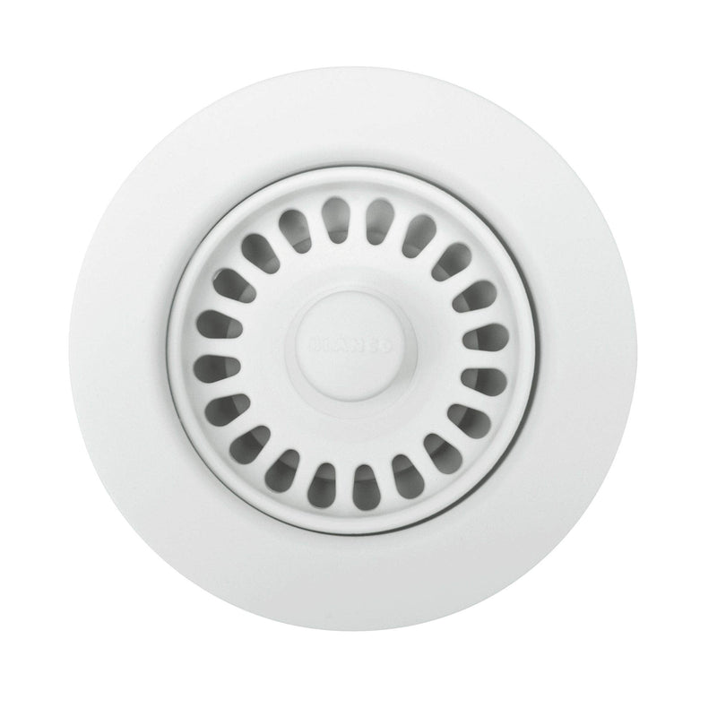 BLANCO, White 441091 SILGRANIT-Matched Kitchen Drain Basket Strainer, 3.5"