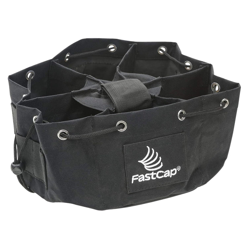 FastCap 80589 6 Pocket FLEX Organizer Screw Bag | Made with 6 compartments, Made of Ballistic Nylon, 80589