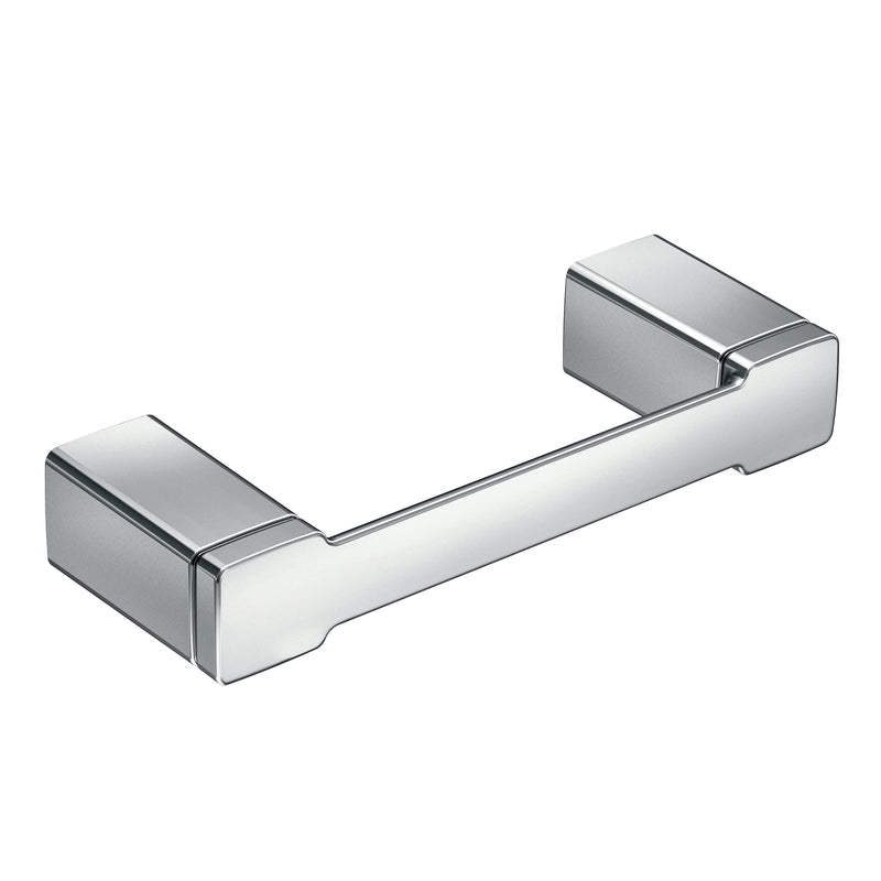 Moen YB8808CH 90 Degree Modern Double Post Pivoting Toilet Paper Holder, Chrome