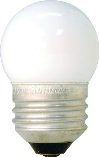 Nightlight Incandescent Bulb S11 Medium Screw (E26) 120V 7.5W Soft White, 12-Pack