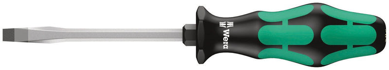 Wera 05007677001 Kraftform Plus 334 SK Slotted Screwdriver, Lasertip, 10mm Head, 7" Blade Length