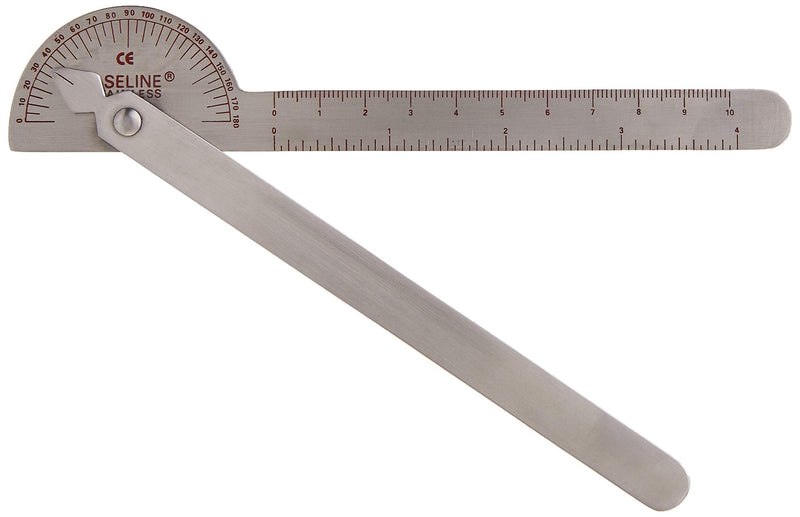 Baseline 12-1042 Stainless Steel 180 Degree Goniometer, 6" Length