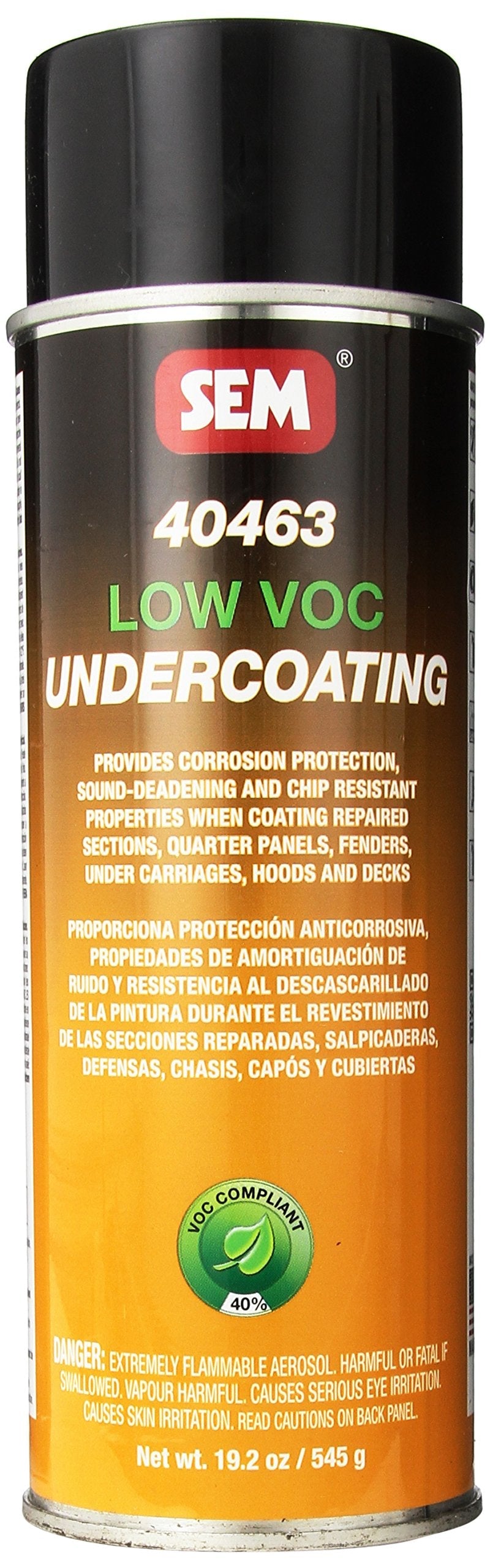 SEM 40463 Low VOC Undercoating Aerosol - 19.2 oz.