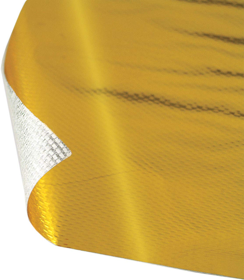 Design Engineering 010392 Reflect-A-GOLD High-Temperature Heat Reflective Adhesive Backed Sheet, 12" x 24" Sheet