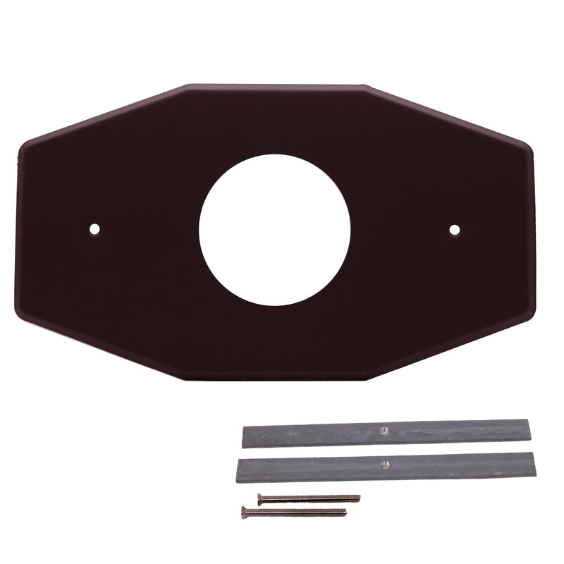 Westbrass One-Hole Remodel Plate for Mixet, Oil Rubbed Bronze, D503-12