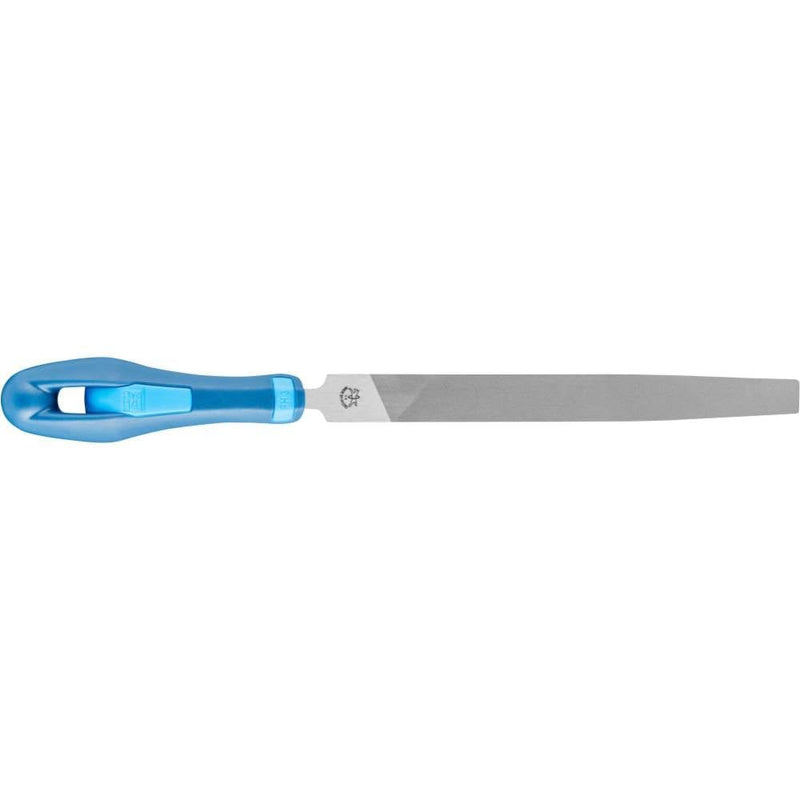 Pferd - 11012P PFERD Flat Hand File with Handle, American Pattern, Double Cut, Rectangular, Fine, 10" Length, 31/32" Width, 1/4" Thickness 10 Inches 31/32 inches 1/4 Inches