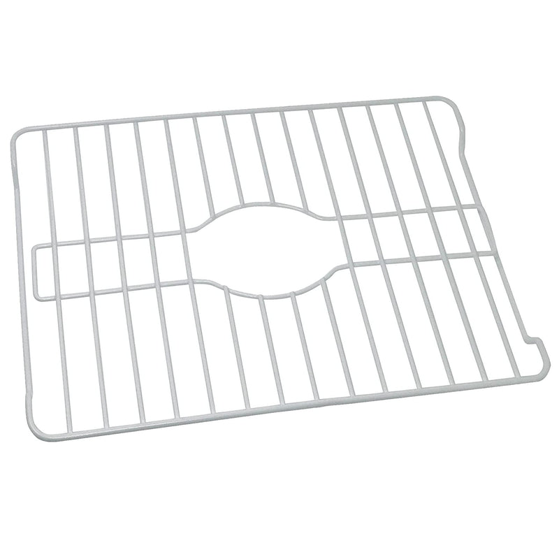 Better Houseware Sink Protectors for Kitchen Sink, Protective Metal Grid, 18.1x12.3x1 inches, White Kitchen Sink Mat to Shield Sink Base from Scratches, Rust-Resistant Coating, L 18.1 x 12.3 x 1