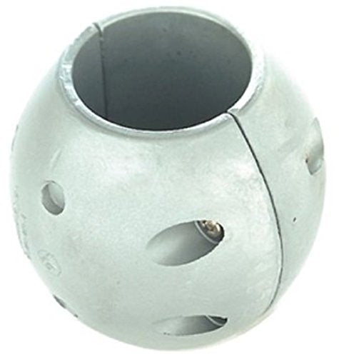 MARTYR Streamlined Shaft Anodes for Saltwater - Cathodic Protection for Iron/Steel Boats - Interlocking Halves with Full Shaft Contact - Easy Underwater Install 1.375 inch ID Magnesium