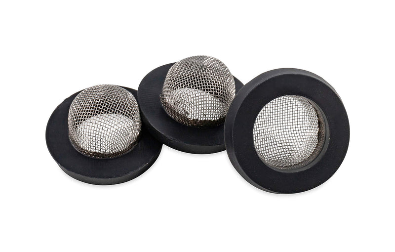 Camco 20183 1" Hose Filter Washer - Pack of 3 Black 1 Inch