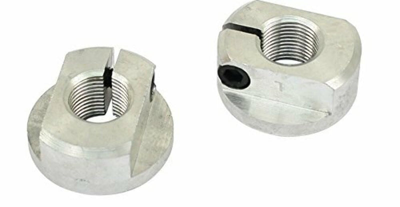 EMPI 9616 Link Pin Billet Aluminum Spindle Nuts w/ Built on Thrust Washer & Allen Screws - VW Dune Buggy Bug Ghia Baja
