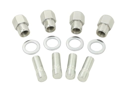 Chr Mag Wheel Lugnut & Stud 14, Compatible with Dune Buggy