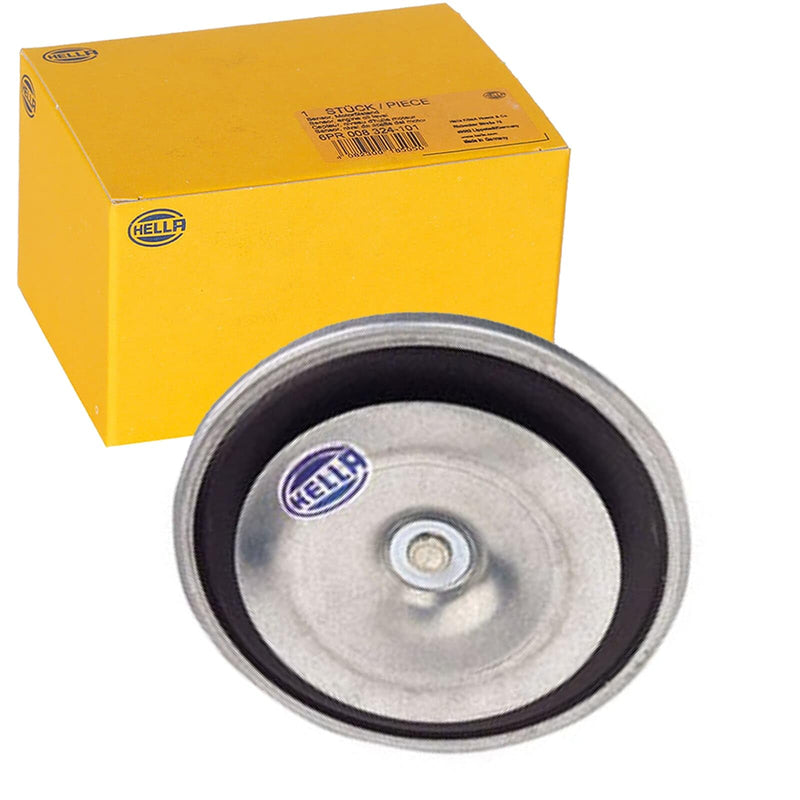 HELLA 3BA 002 768-382 Horn - B36-24V - 116dB(A) - Frequenzbereich: 335Hz - Tiefton - Gehäusefarbe: grau - Flachsteckanschluss