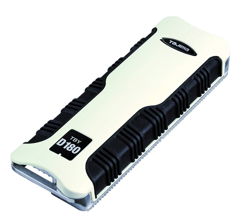TAJIMA Drywall Rasp - 7 inch Combination Sheetrock Tool with Bi-Directional Teeth & In-Handle Dust Collection - TBYD-180