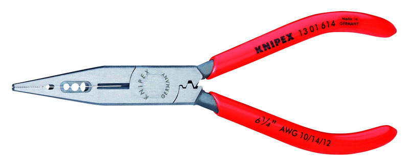 Knipex 13 01 614 SBA, 6 1/4-Inch Electricians' 4-In-1 Pliers