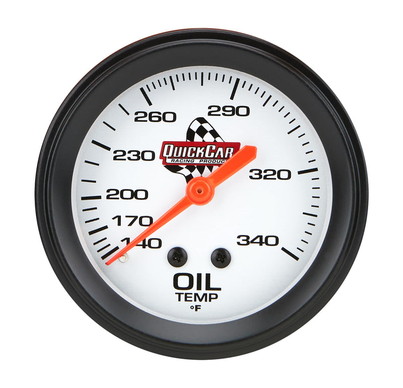 QuickCar Racing Products 611-6009 2-5/8" Diameter Oil Temperature Gauge