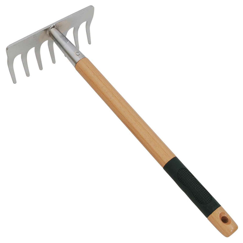 Senkichi 7-tine Garden Rake with grip SGT-8 (Japan Import)