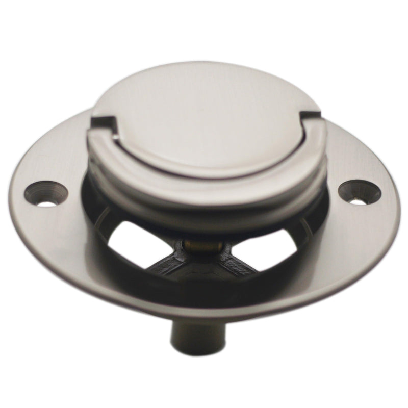 Westbrass D320-07 Roman Tub Drain Trim, 3-9/16" OD, Satin Nickel