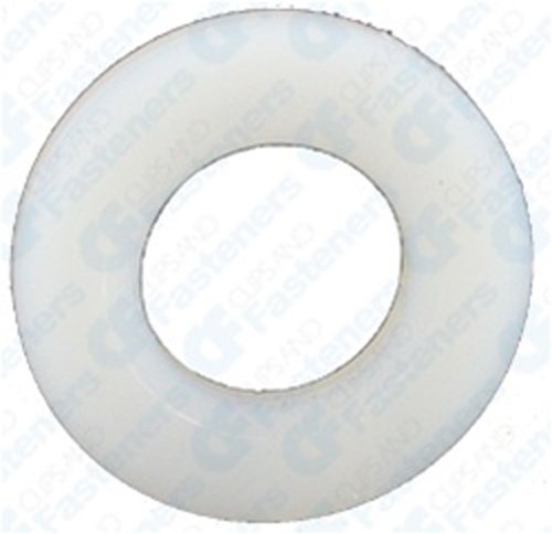 50 5/16" Nylon Flat Washers .390" I.D.062" Thick