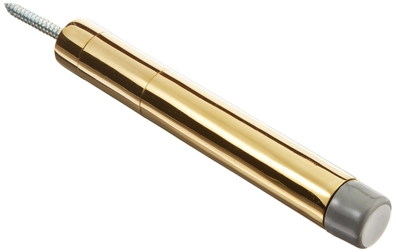 Deltana BDS450CR003 Solid Brass Extension Baseboard Door Bumper Lifetime Polished Brass