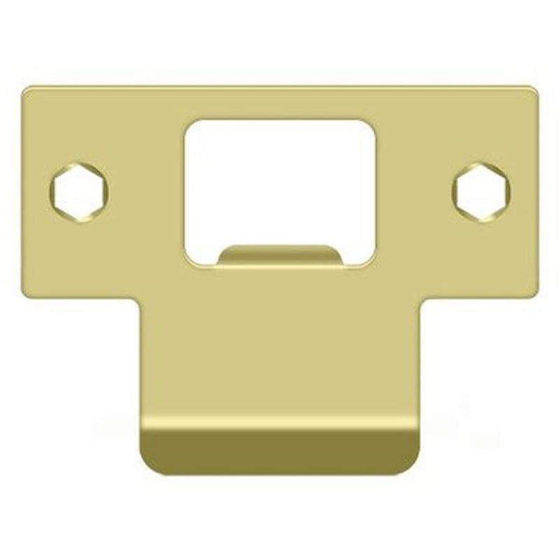 Deltana TSPE200U3 Extended T-Strike (2-3/4" x 2"); Bright Brass Finish