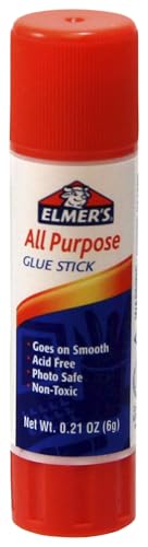 Elmer's All-Purpose School Glue Stick, 0.21 Ounces, Clear