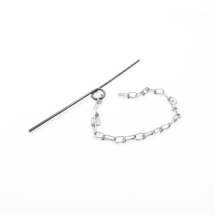Velvac 601063 Fuel Tank Cap Chain and Crossbar Replacement Chain and Crossbar for Non Vented Cap and Bayonet Fuel Cap