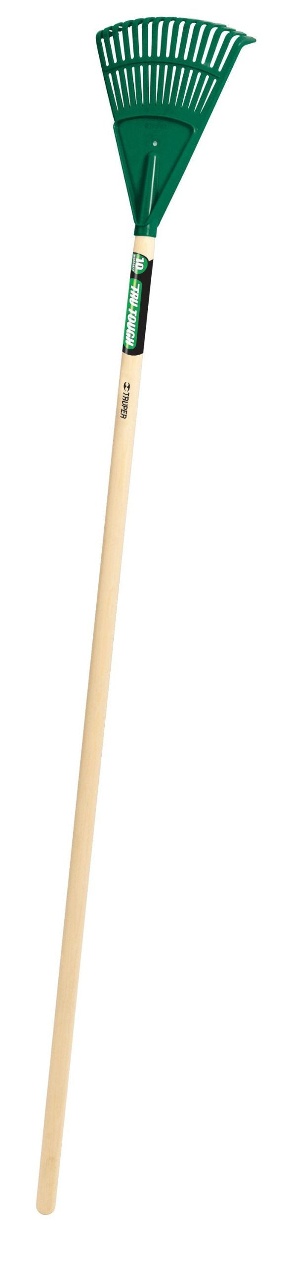 Truper 30465 Tru Tough 48-Inch Plastic Shrub Rake, 8-Inch Head, Wood Handle Tru Tough - Plastic Shrub Rake w/8-Inch Head