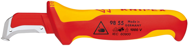 KNIPEX 98 55 1,000V Insulated Dismantling Knife