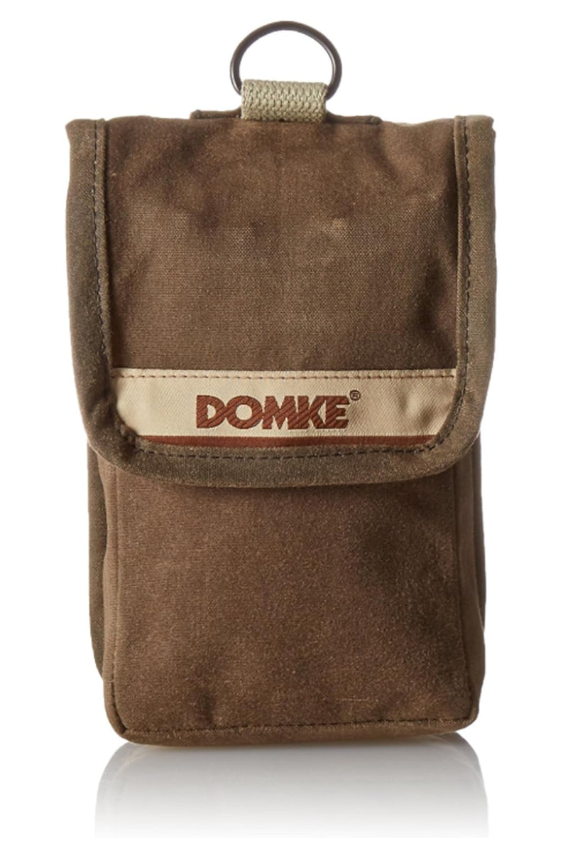 Domke F-901 Compact Camera and Accessory Pouch | RuggedWear Canvas, Brown